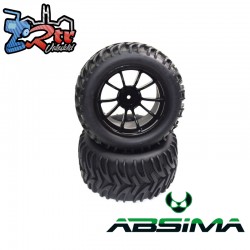 Wheel Set glued 2 AMT2.4 RTR/BL