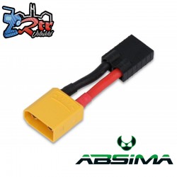 Adapter with cable XT90 M suitable for Traxxas F 50mm