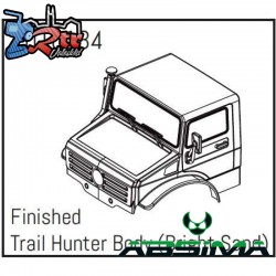 T-Hunter PC Body Set (bright sand) - PRO Crawler 1:18...