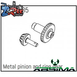 Metal Pinion & Ring Gear - PRO Crawler 1:18 1010105