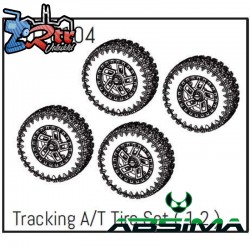 1.2" Tracking A/T Wheel Set - PRO Crawler 1:18 (4) 1010104