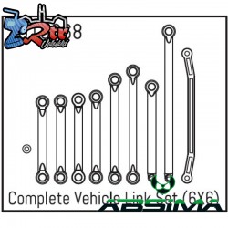 Complete Vehicle Link Set (6X6) 1010068