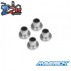 Top Hat Bushing (Silver/4pcs)