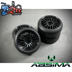 1:10 Drift Wheel Set ""The Pimp"" black (4)