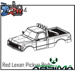 Red Lexan Pickup Body 1010054