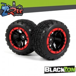 Slyder ST Wheels/Tires Assembled (Black/Red)