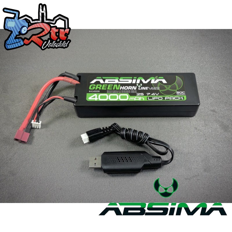 Kit de iniciacion RC Lipo 2s 4000Mah (LiPo-USB)