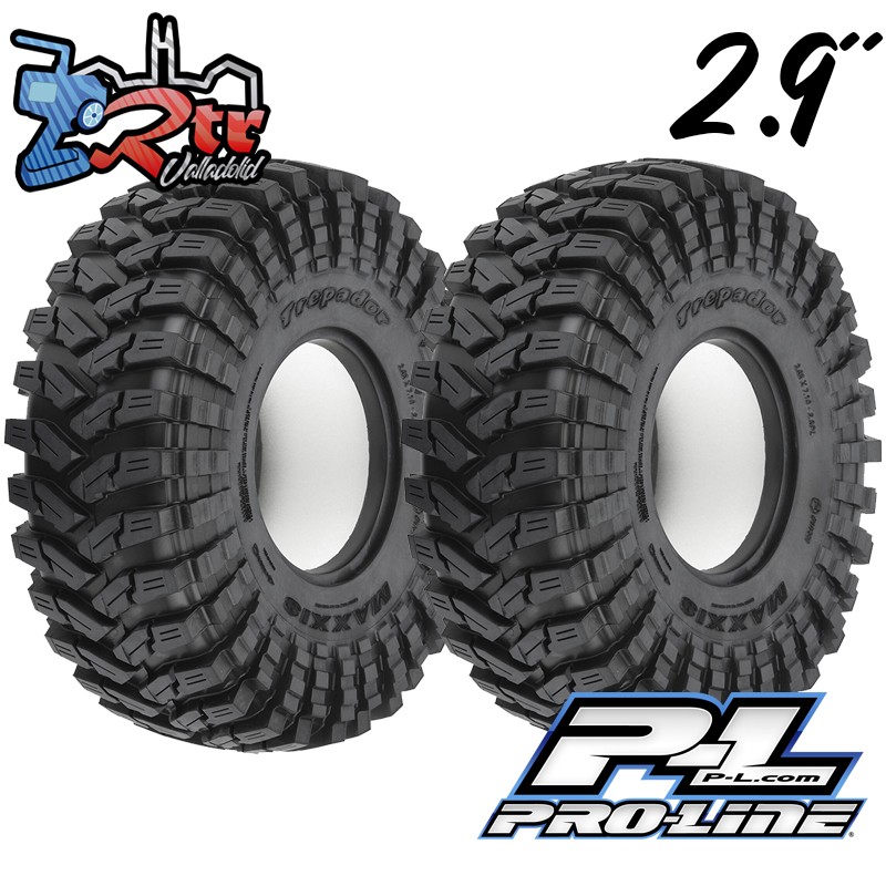 Ruedas Proline 2.9" 1/6 Maxxis Trepador G8 180mm Crawler SCX6 PRO1023214