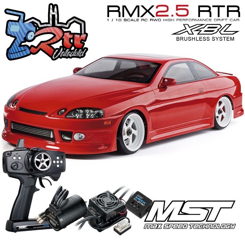 MST RMX 2.5 2WD 1/10 Drift Car RTR - Brushless 2.4G / Jz3 Nissan - Rojo