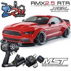 MST RMX 2.5 2WD 1/10 Drift Car RTR - Brushless 2.4G / LBMT - Rojo