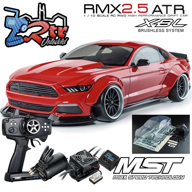 MST RMX 2.5 2WD 1/10 Drift Car ATR - Brushless 2.4G / LBMT - Cuerpo Transparente