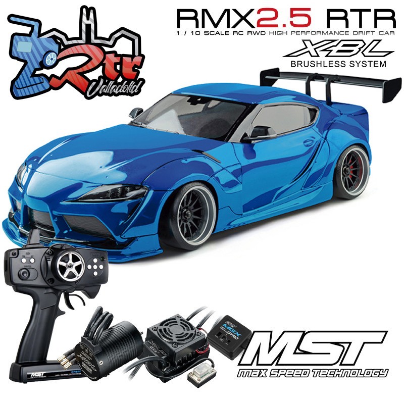 MST RMX 2.5 2WD 1/10 Drift Car RTR - Brushless 2.4G /  Toyota A90RB - Azul