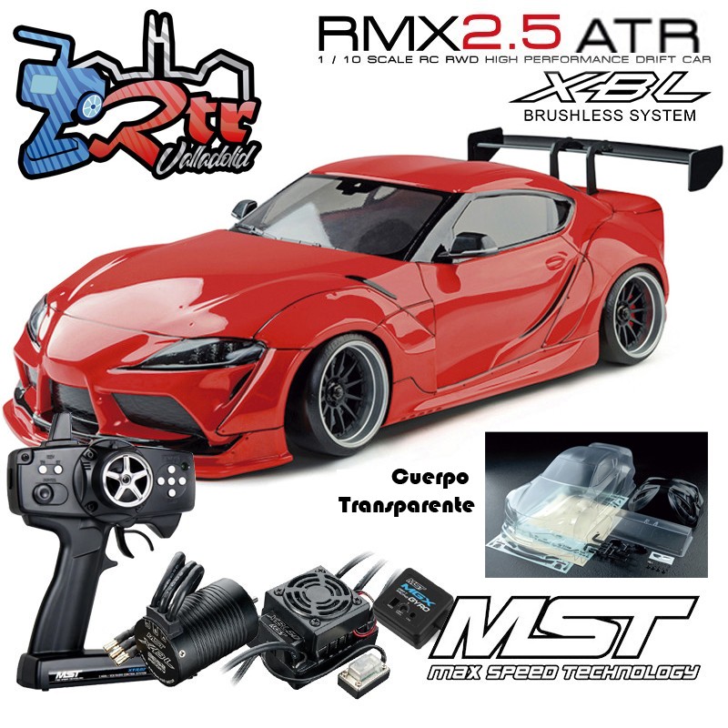 MST RMX 2.5 2WD 1/10 Drift Car ATR - Brushless 2.4G / Toyota A90RB - Cuerpo transparente