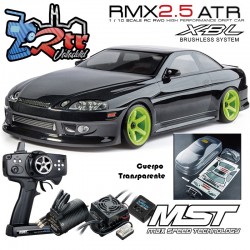 MST RMX 2.5 2WD 1/10 Drift Car ATR - Brushless 2.4G / Jz3 Nissan - Cuerpo transparente