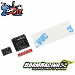 Juego de placas de identificación de chasis de acero inoxidable Boom Racing para Land Rover Serie II 88 para BRX02 88 BRX02385