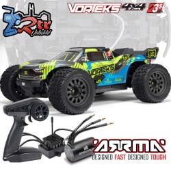 Arrma Vorteks 223S DSC 4x4 3S BLX 1/10 Stadium Truck RTR Brushless RTR Verde