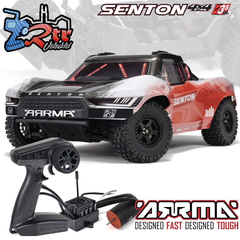 Arrma Senton 223S DSC 1/10 Camioneta BLX 4wd Brushless RTR Rojo