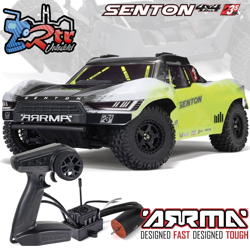 Arrma Senton 223S DSC 1/10 Camioneta BLX 4wd Brushless RTR Amarillo