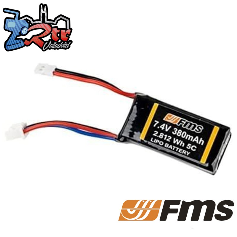 FMS LiPo 380mAh 7.4V 2s 5C remplazo C2052 & C2136 Molex 2P