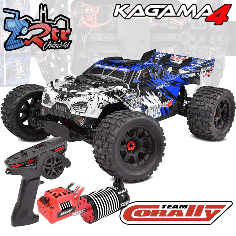 Team Corally Truggy Kagama 4 Eléctrico 3-4S RTR Azul