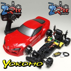 Yokomo RD2.0 RWD 2wd 1/10 RTR + carrocería GRA90 Supra Rojo