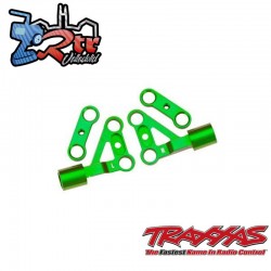 Brazos de suspensión superior delanteros de aluminio Traxxas TRA10533-GRN