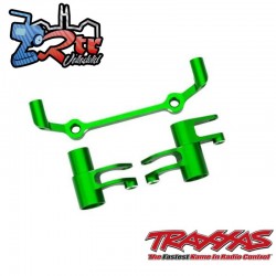 Bielas de dirección herrajes de aluminio verde Traxxas TRA10543-GRN