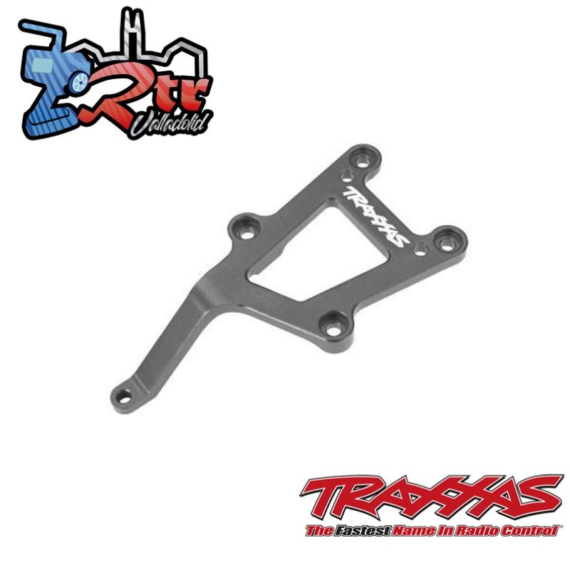 Soporte de chasis (delantero) aluminio gris Traxxas 4tec TRA8321-GRAY