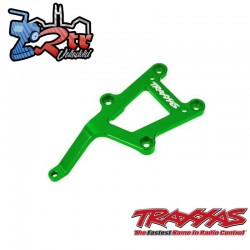 Soporte de chasis (delantero) aluminio verde Traxxas 4tec TRA8321-GRN