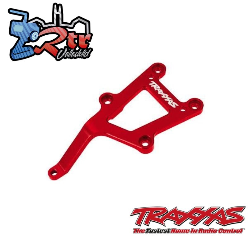 Soporte de chasis (delantero) aluminio rojo Traxxas 4tec TRA8321-RED