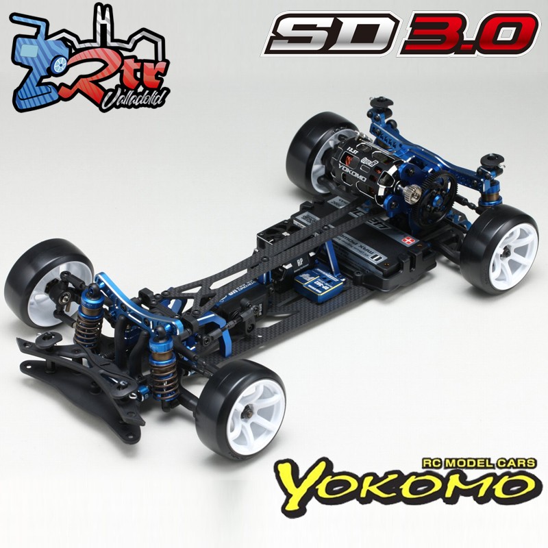 Yokomo Super Drift SD 3.0 Azul kit de ensamblaje