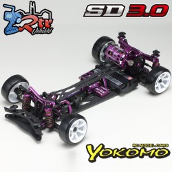 Yokomo Super Drift SD 3.0 Purpura kit de ensamblaje