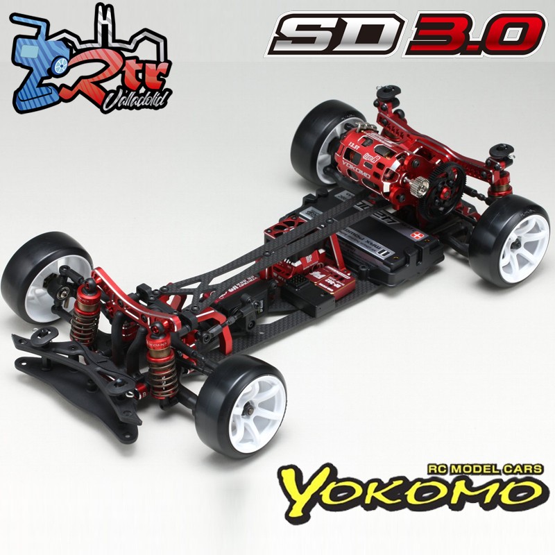 Yokomo Super Drift SD 3.0 Rojo kit de ensamblaje