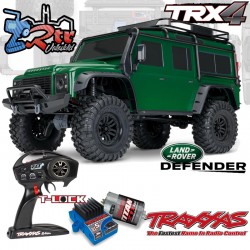 Traxxas TRX-4 4wd 1/10 Scale & Trail Crawler Land Rover Defender Verde Sin Clip