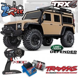 Traxxas TRX-4 4wd 1/10 Scale & Trail Crawler Land Rover Defender Arena Sin Clip