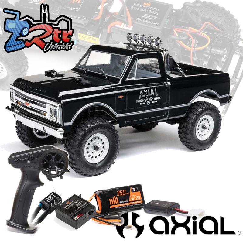 Axial SCX24 1967 Chevrolet C10 RTR Crawler 1/24 Negro Escobillas