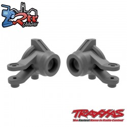 Bloques de dirección, izquierdo y derecho (gris) Traxxas TRA10736-GRAY