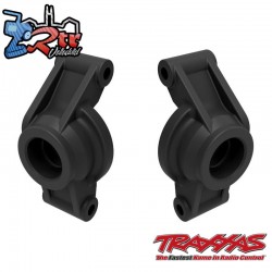 Portaejes, eje corto (negro) (trasero) Traxxas TRA10752-BLK