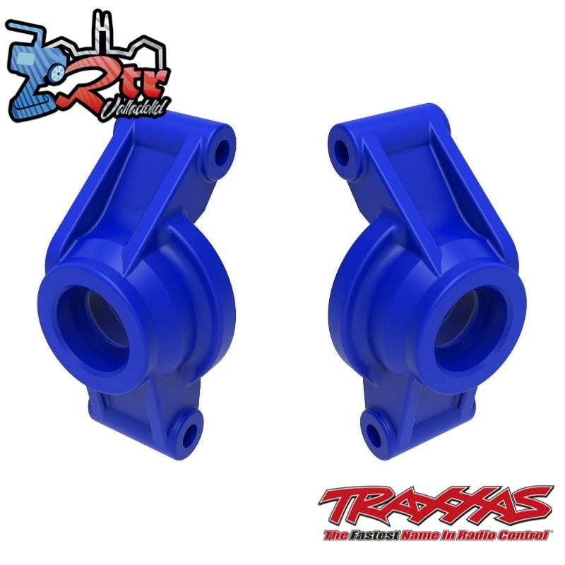 Portaejes, eje corto (azul) (trasero) Traxxas TRA10752-BLUE