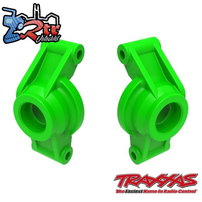 Portaejes, eje corto (verde) (trasero) Traxxas TRA10752-GRN