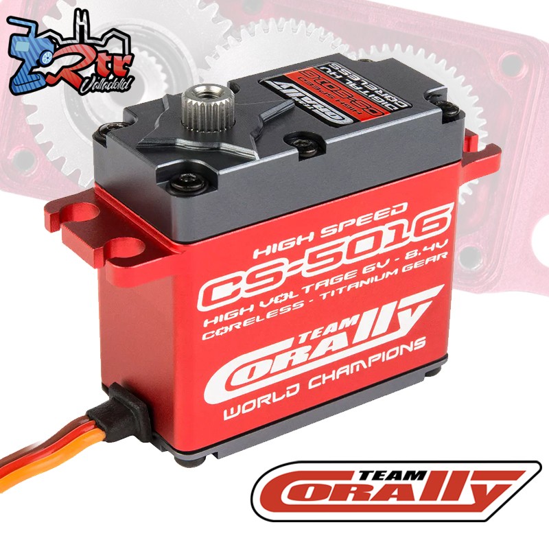 Servo Team Corally 16.5Kg 0.05 Seg CS-5016 HV High Speed Servo coreless