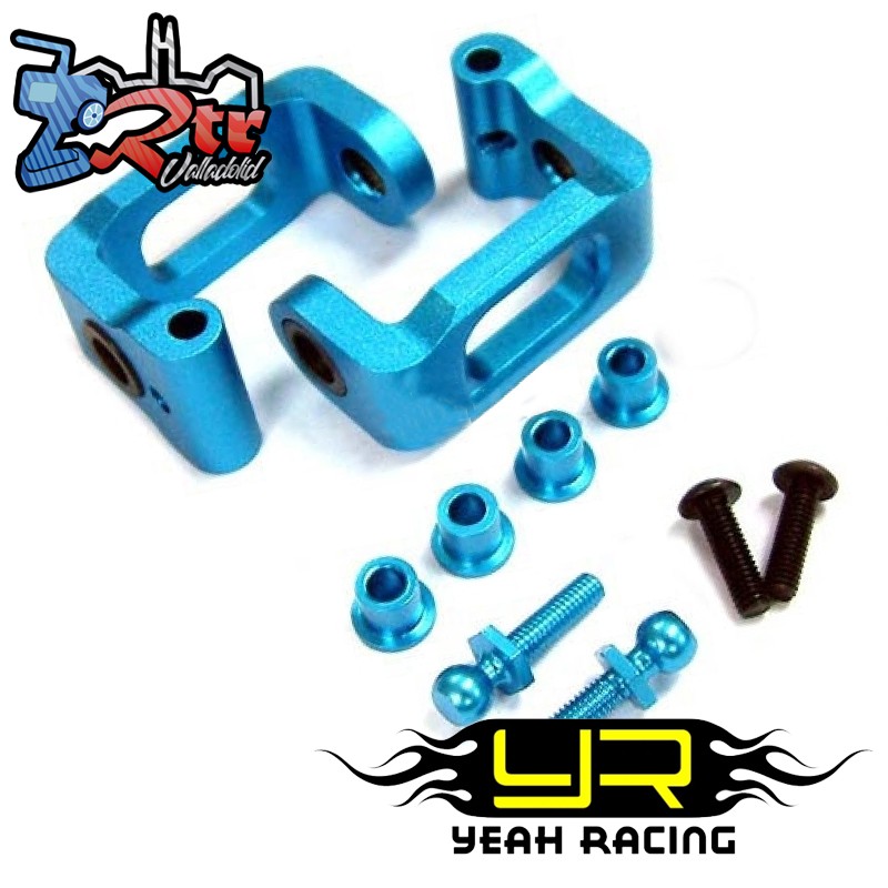 Cojinete de aluminio C-Hub Azul para Tamiya DF03 / DF03-RA