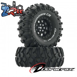 Ruedas Duratrax 1.9 117mm Showdown con llanta negra compuesto c3