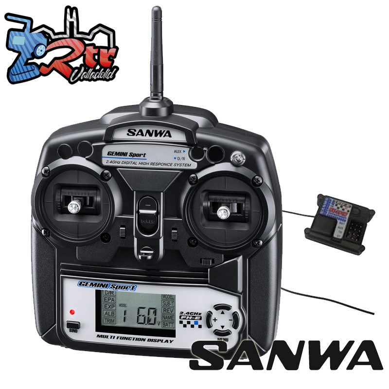 Radio deportiva Sanwa Gemini + receptor impermeable RX-391W