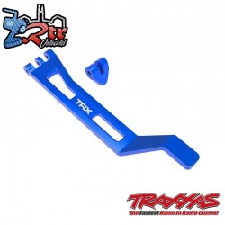 Sujeción de batería de aluminio Azul Mini Maxx® Traxxas TRA10726-BLUE