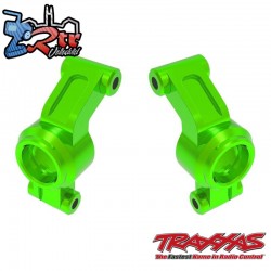 Portaejes de alumini Verde (trasero) Traxxas TRA10751GRN