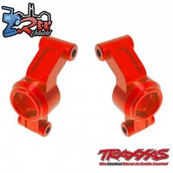 Portaejes de aluminio Rojo (trasero) Traxxas TRA10751-RED