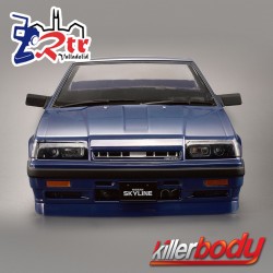 Carrocería Nissan Skyline R31 1/10 Pintada 195mm Azul