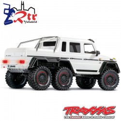 Traxxas TRX-6 6wd 1/10 Scale & Trail Crawler Mercedes G63 AMG Blanco