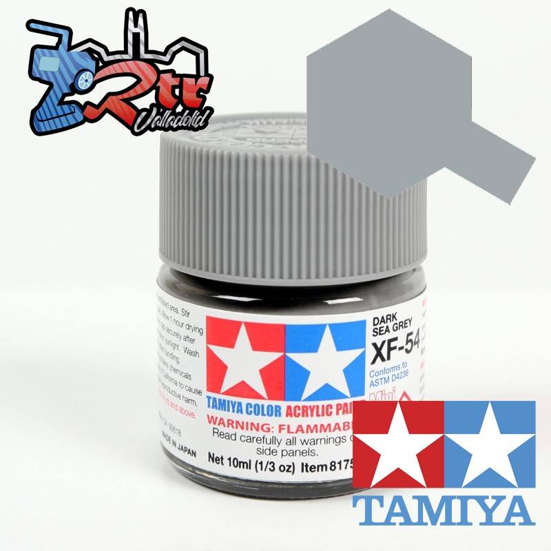 XF-54 Pintura Acrílica Gris Mar Oscuro Mate 10Ml Tamiya